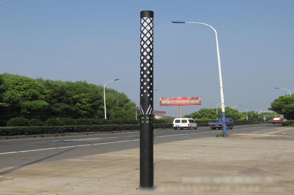 武汉不锈钢圆形柱体LED景观灯-武汉时代经典